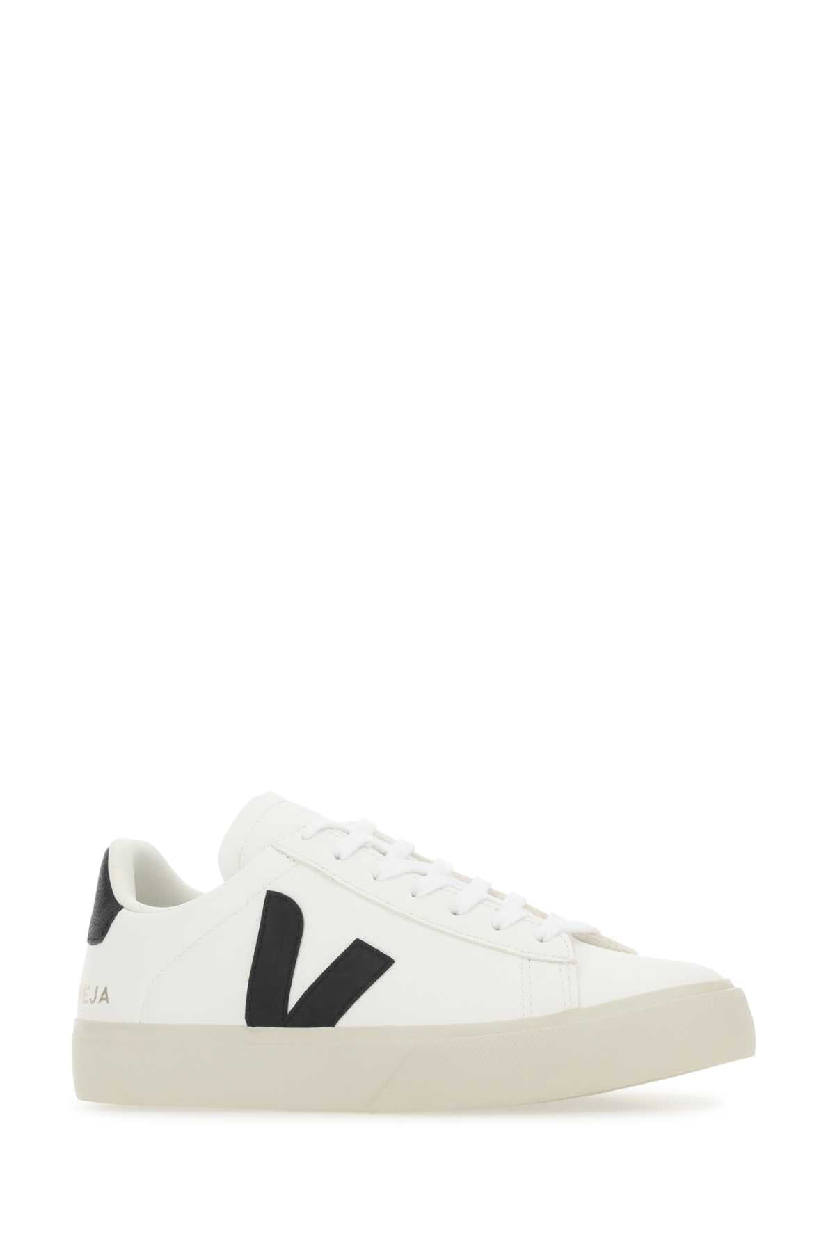 Veja White Chromefree Leather Campo Sneakers – Image 2
