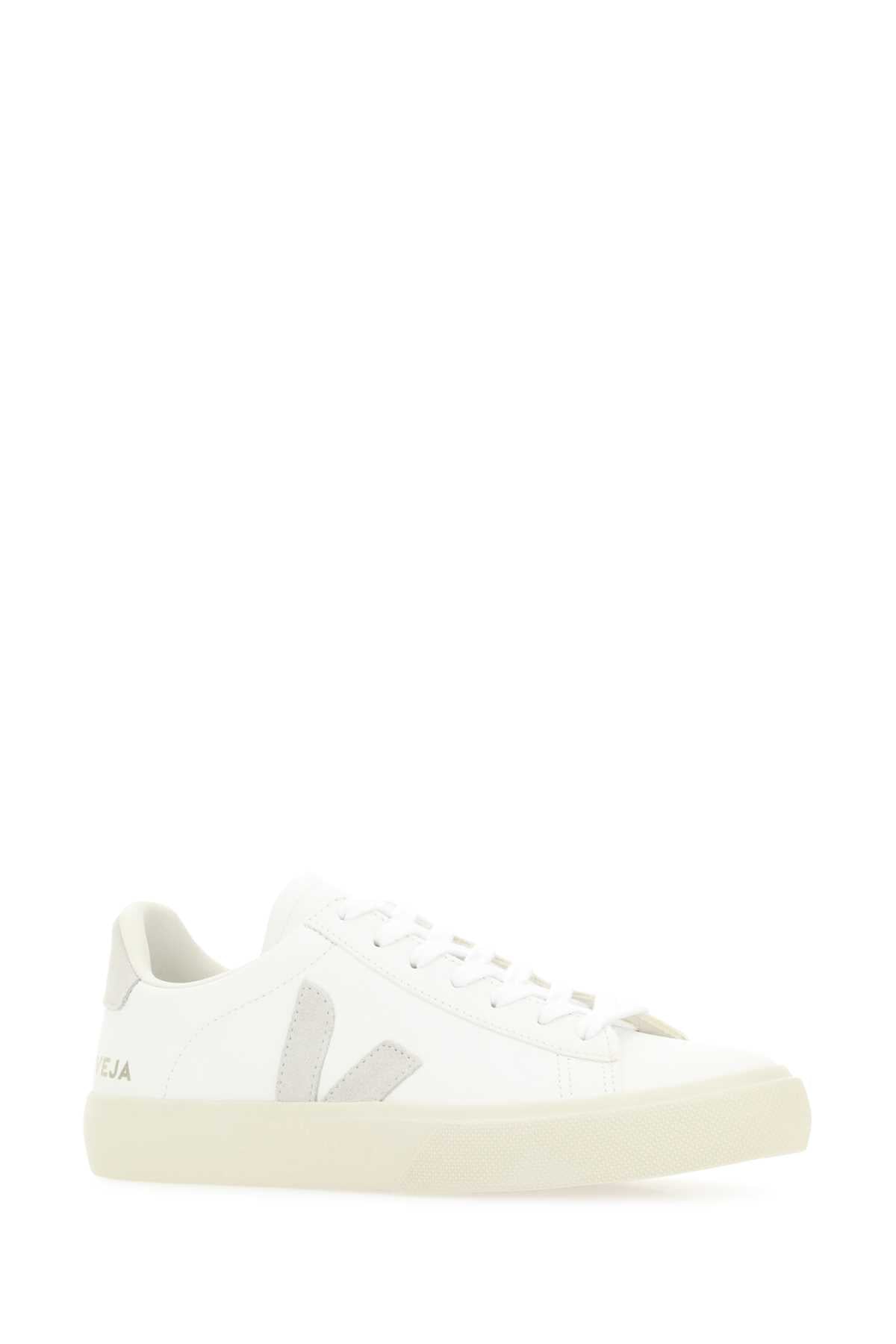 Veja White Chromefree Leather Campo Sneakers – Image 2