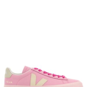 Veja Pink Leather Campo Sneakers