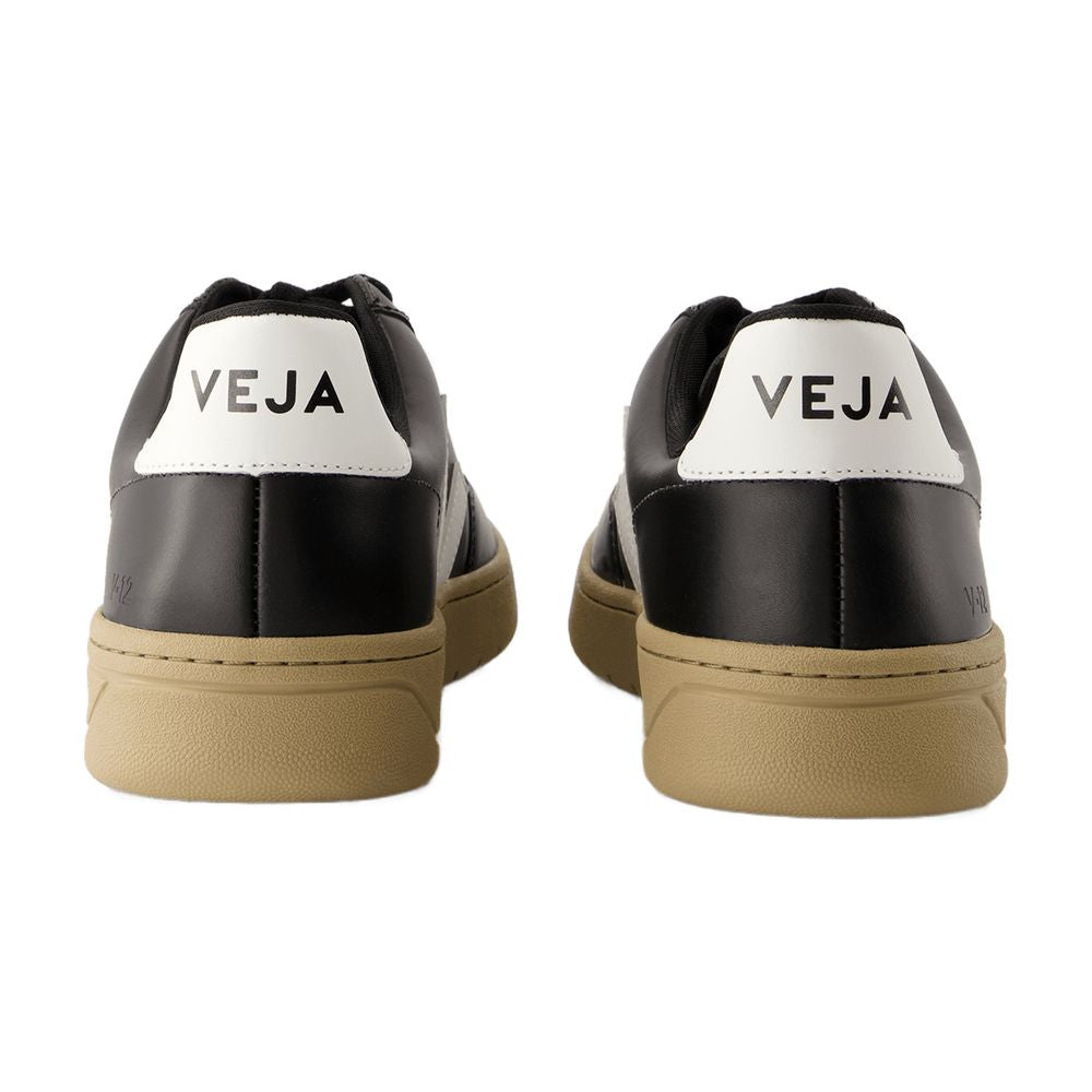 V 12 Sneakers Veja Leather Black/White – Image 3