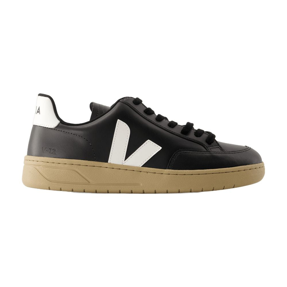 V 12 Sneakers Veja Leather Black/White