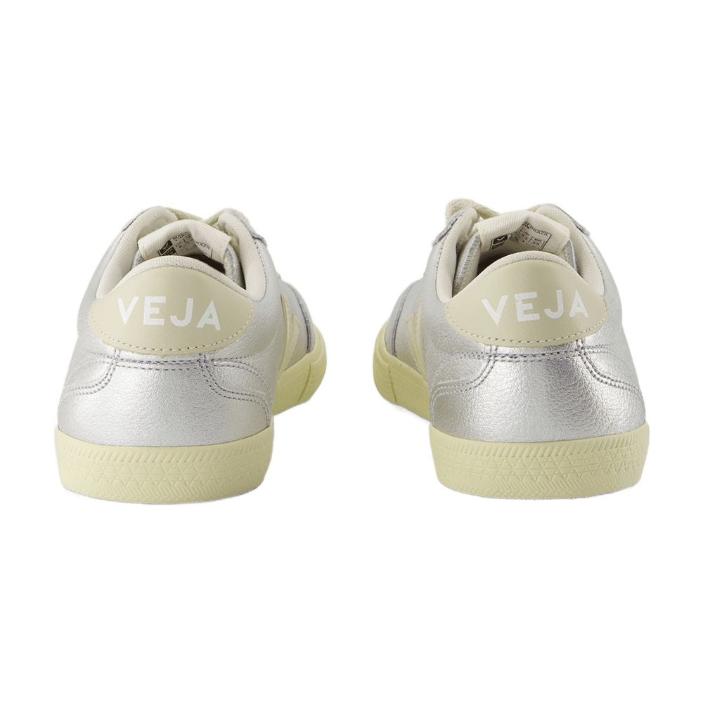 Volley Sneakers Veja Leather Silver – Image 3