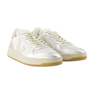 Alternative view of V 10 Sneakers Veja Leather Silver