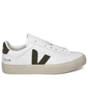 Veja Ivory Chrome Free Lear Field Sneakers