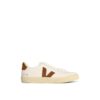 Veja 'Campo' White Lear And Cognac Sneakers