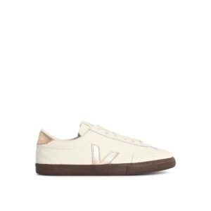 Veja 'Volley' White Lear Sneakers