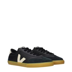 Alternative view of Veja Women's Leather Sneakers Black