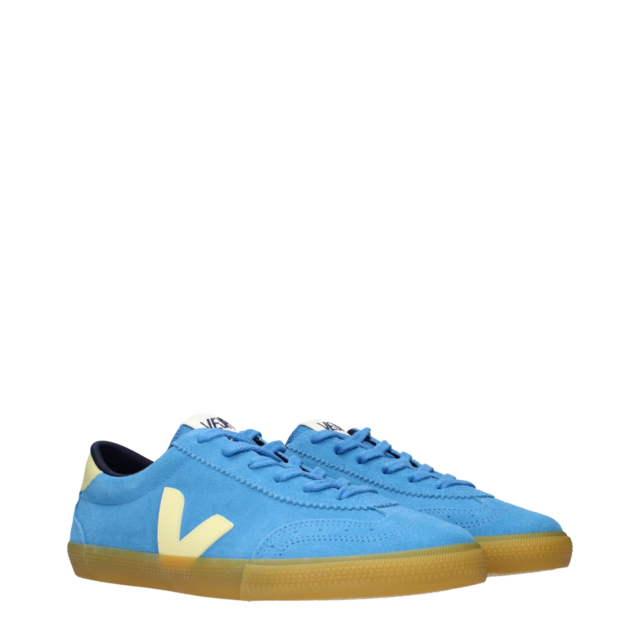 Veja Men's Sneakers Suede Sky Blue/Sole – Image 2