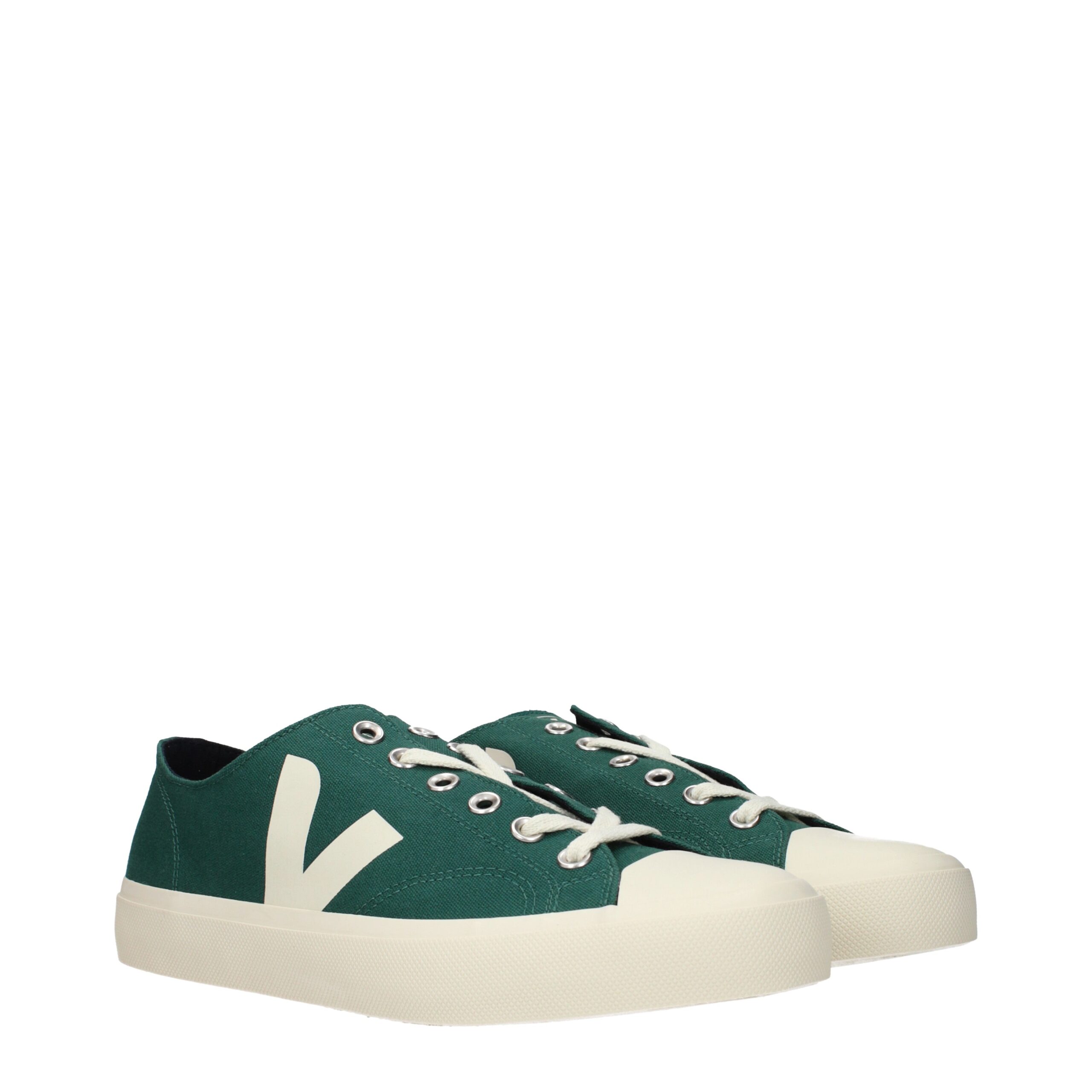 Veja Men's Sneakers Green Fabric – Image 2