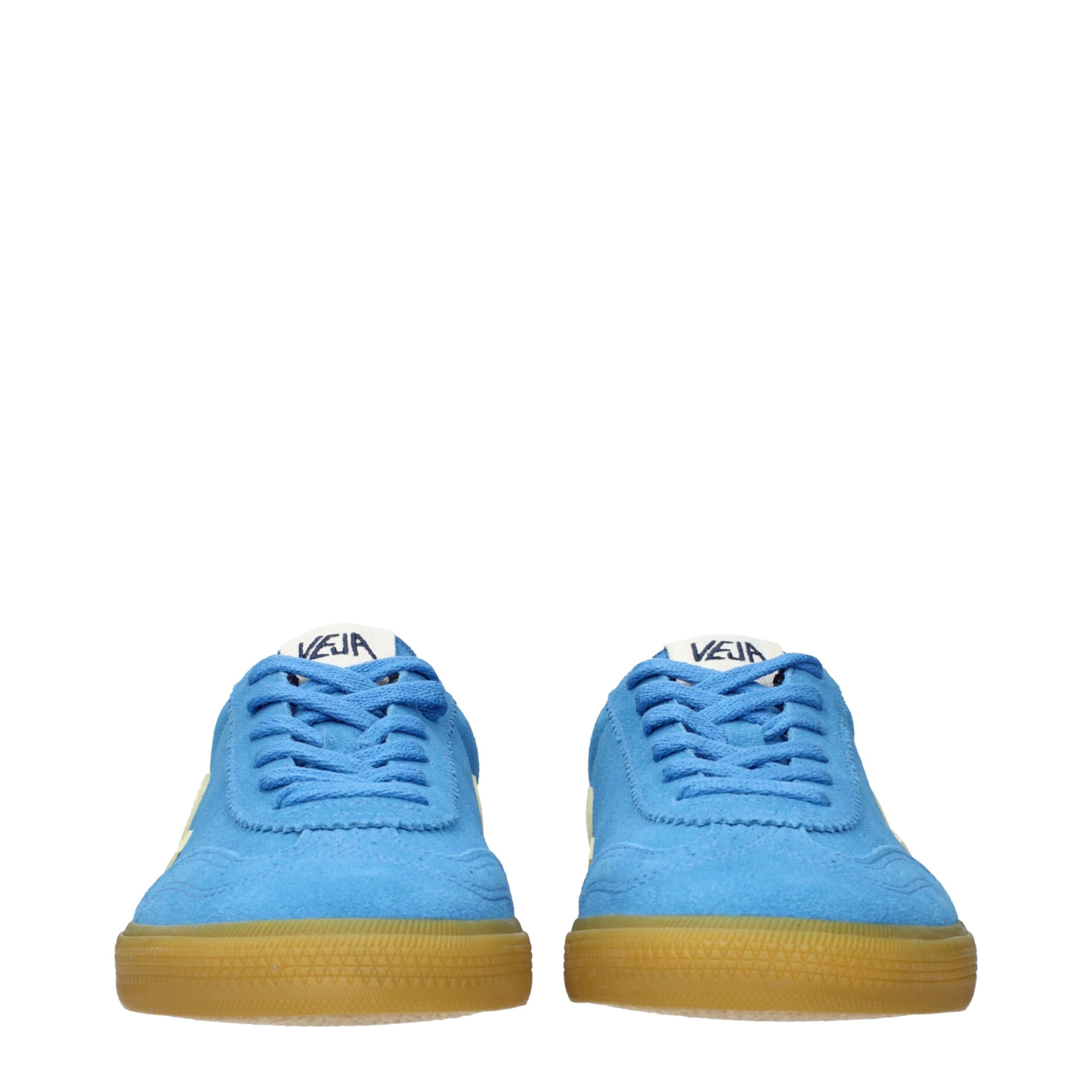 Veja Men's Sneakers Suede Sky Blue/Sole – Image 3