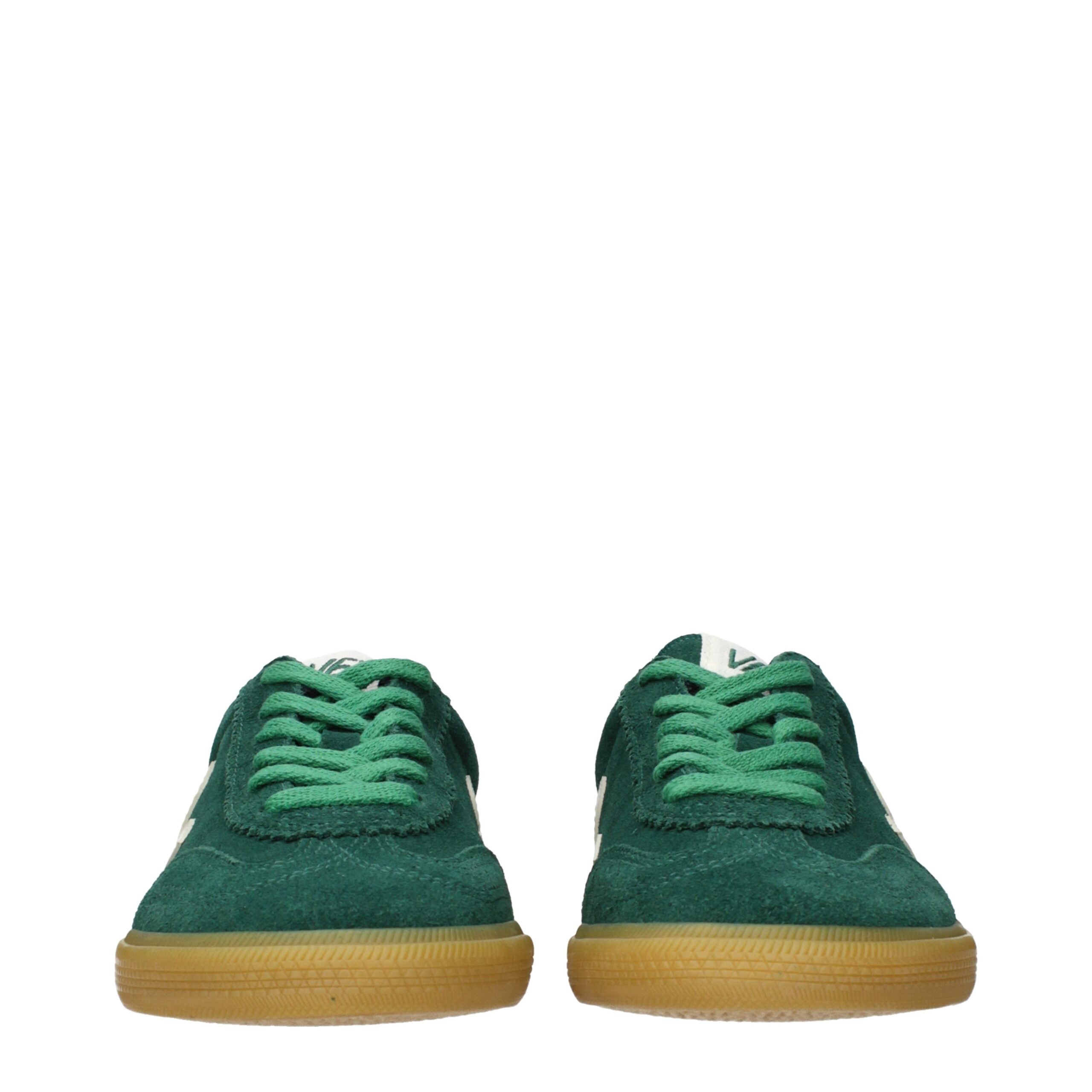 Veja Women's Suede Green Sneakers – Image 3