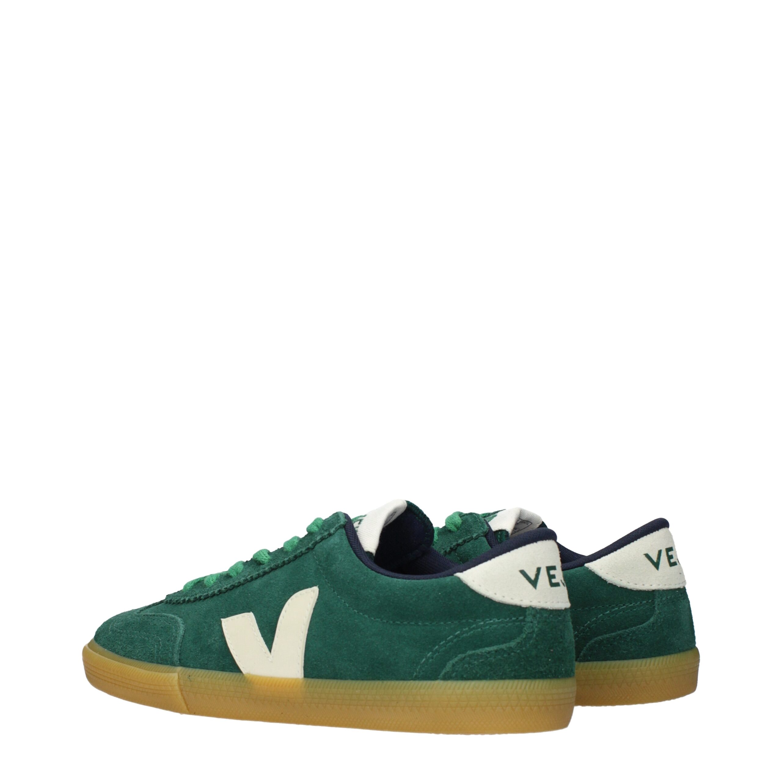 Veja Women's Suede Green Sneakers – Image 4